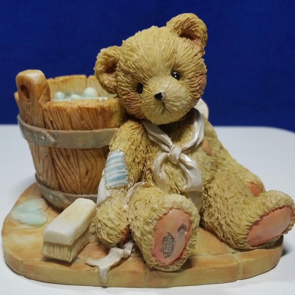 Cherished Teddies Joshua Love Repairs All Figurine Enesco 950556 Hamilton Gifts - Picture 2 of 10